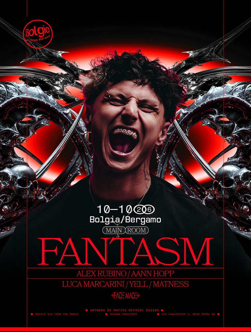 Locandina di 10/10/26 FANTASM @ Bolgia Main Room