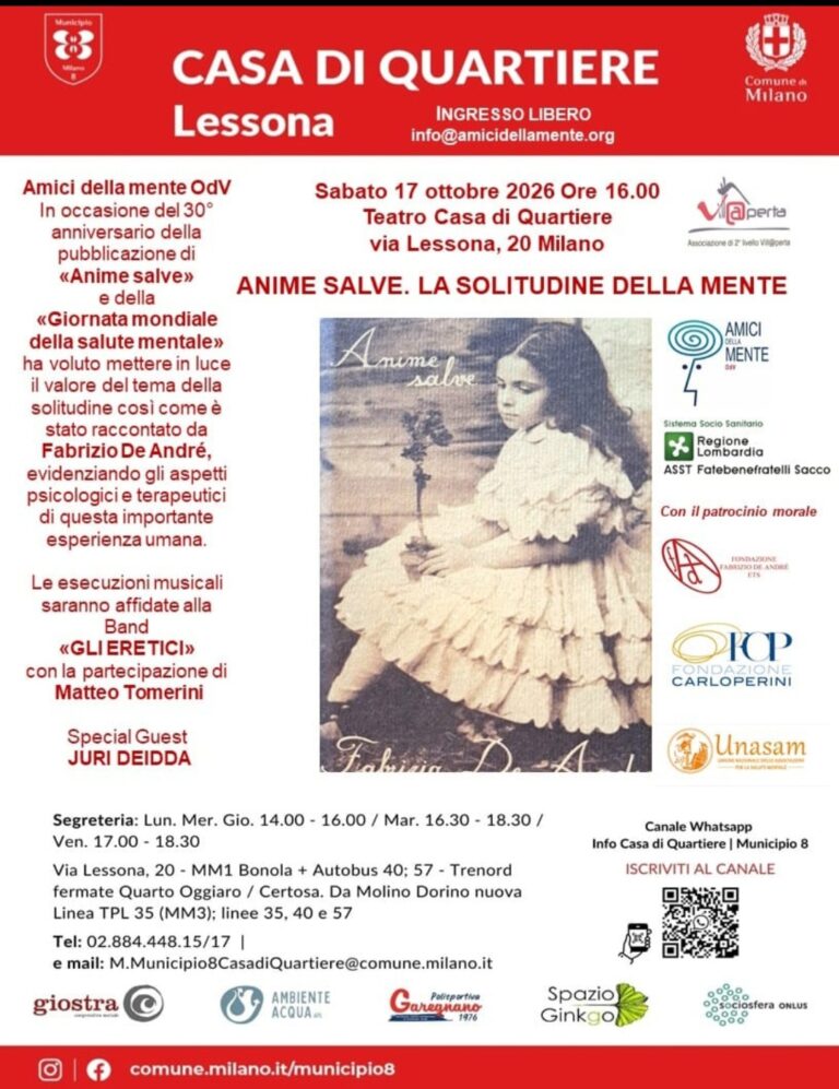 Locandina di 17 Ottobre 2026 – Anime salve. La solitudine della mente