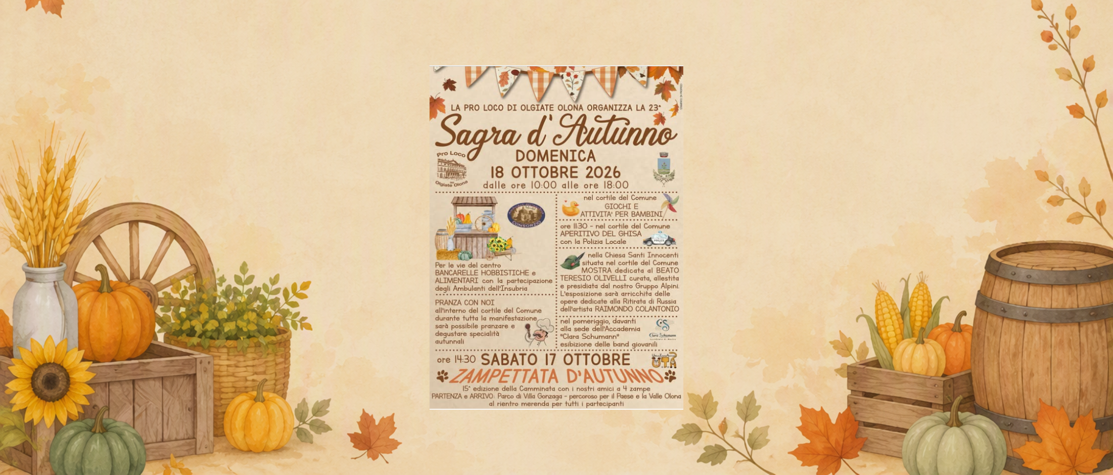 Locandina di 23ª Sagra d’Autunno