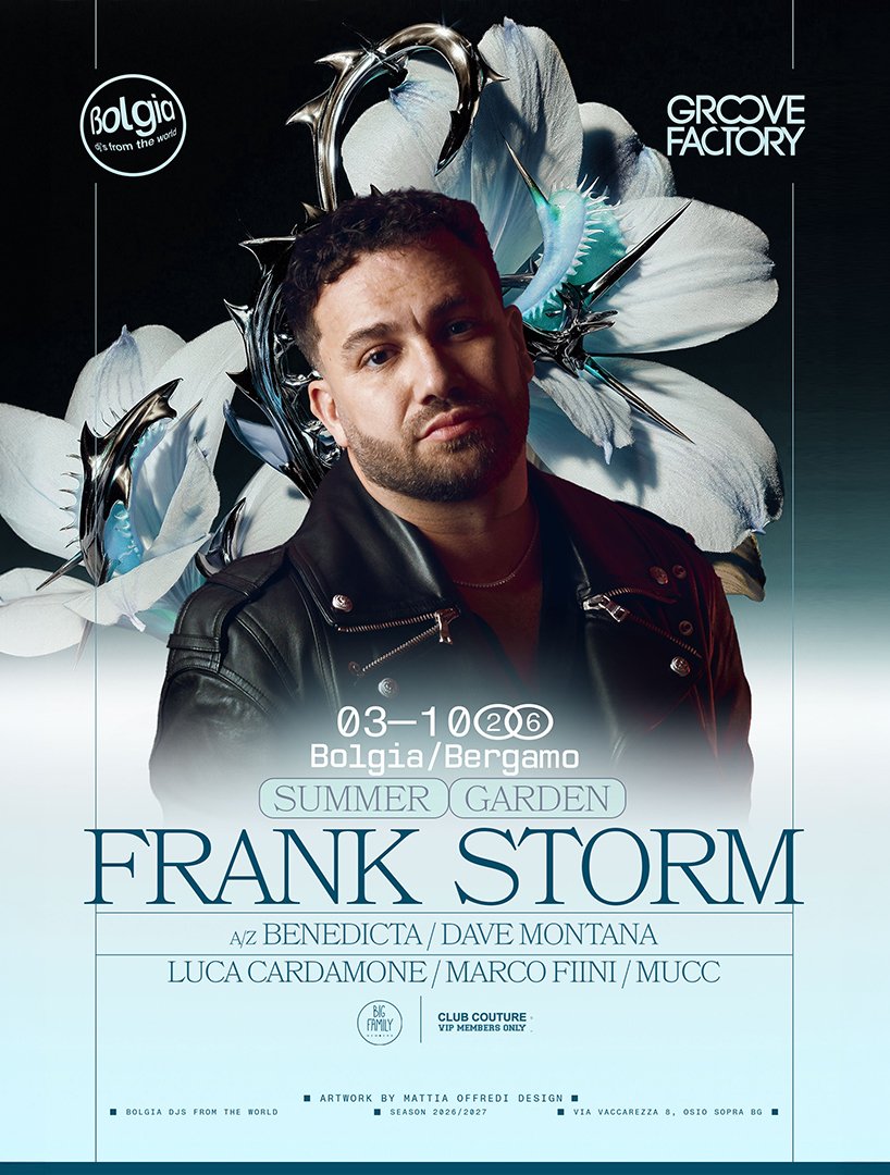 Locandina di 3/10/26 FRANK STORM @ Bolgia Garden Room