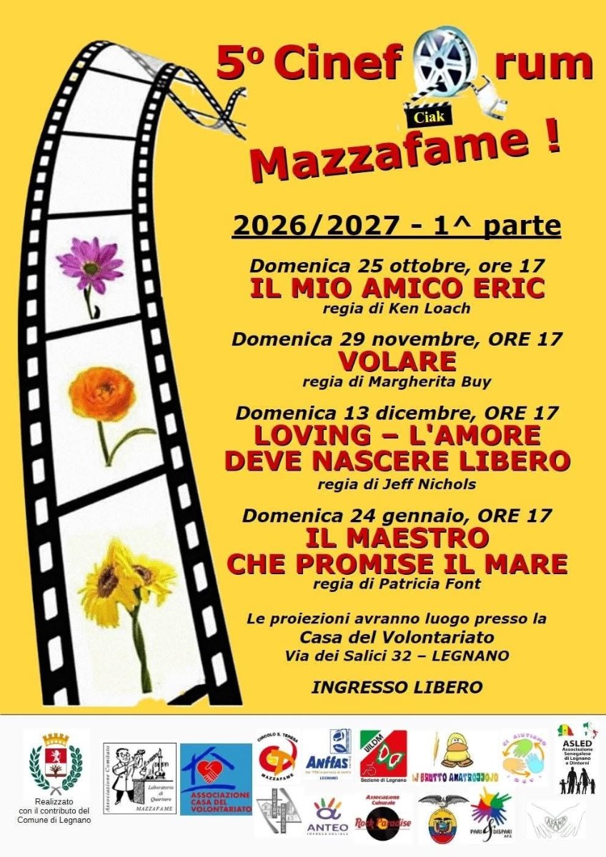Locandina di 5° Cineforum Mazzafame – Il mio amico Eric
