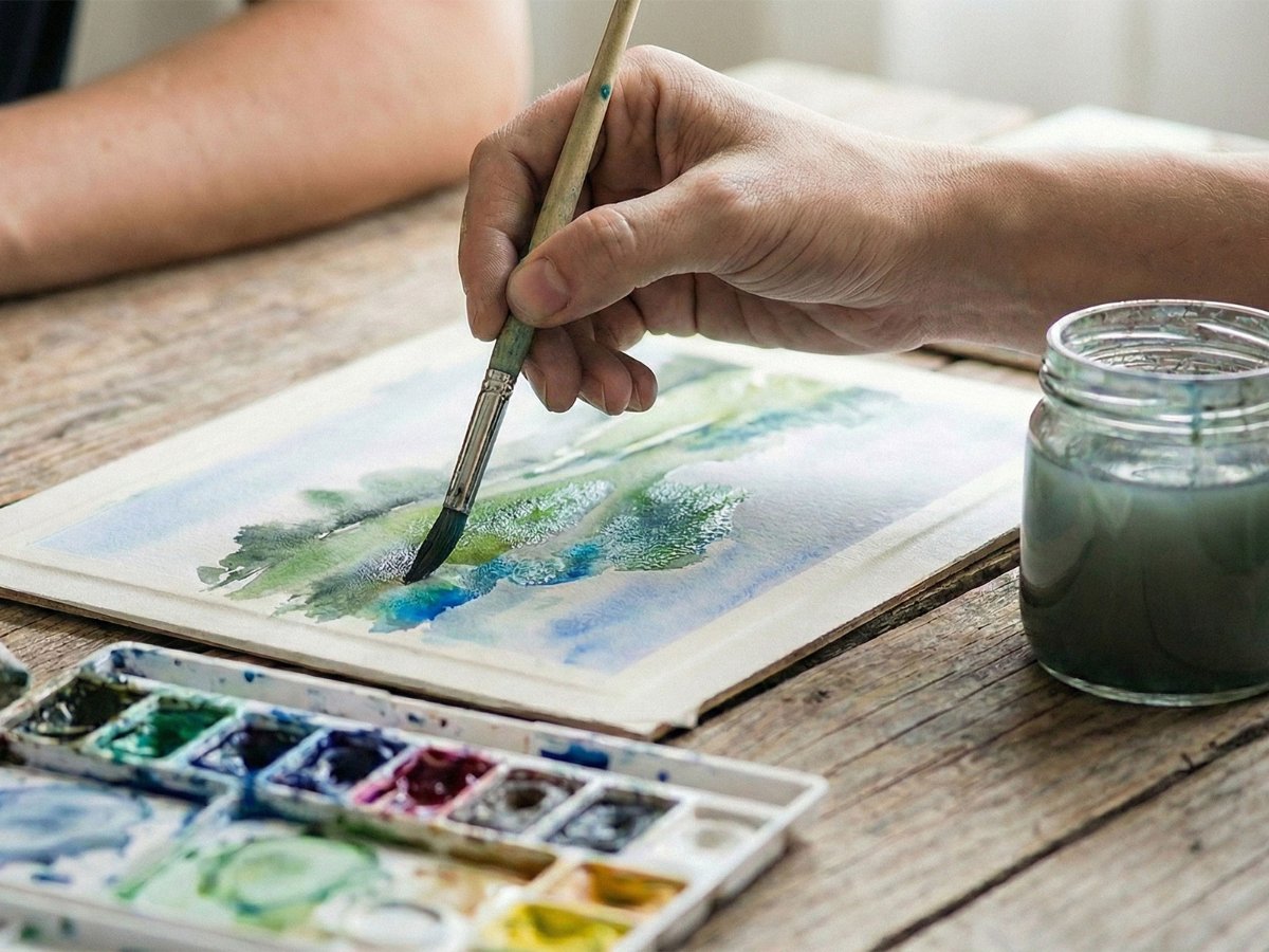 Locandina di A scuola di disegno – Un paesaggio evocato