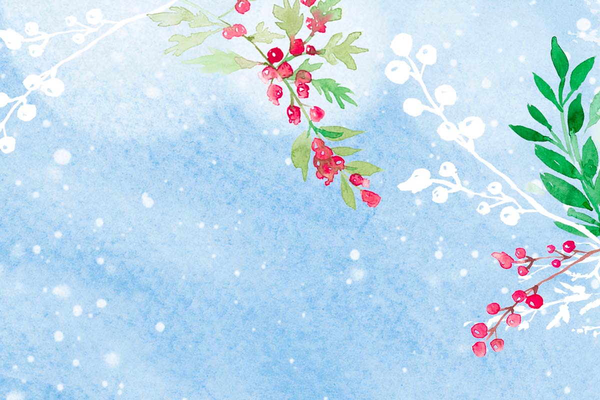 Locandina di Acquerello | Natale su carta
