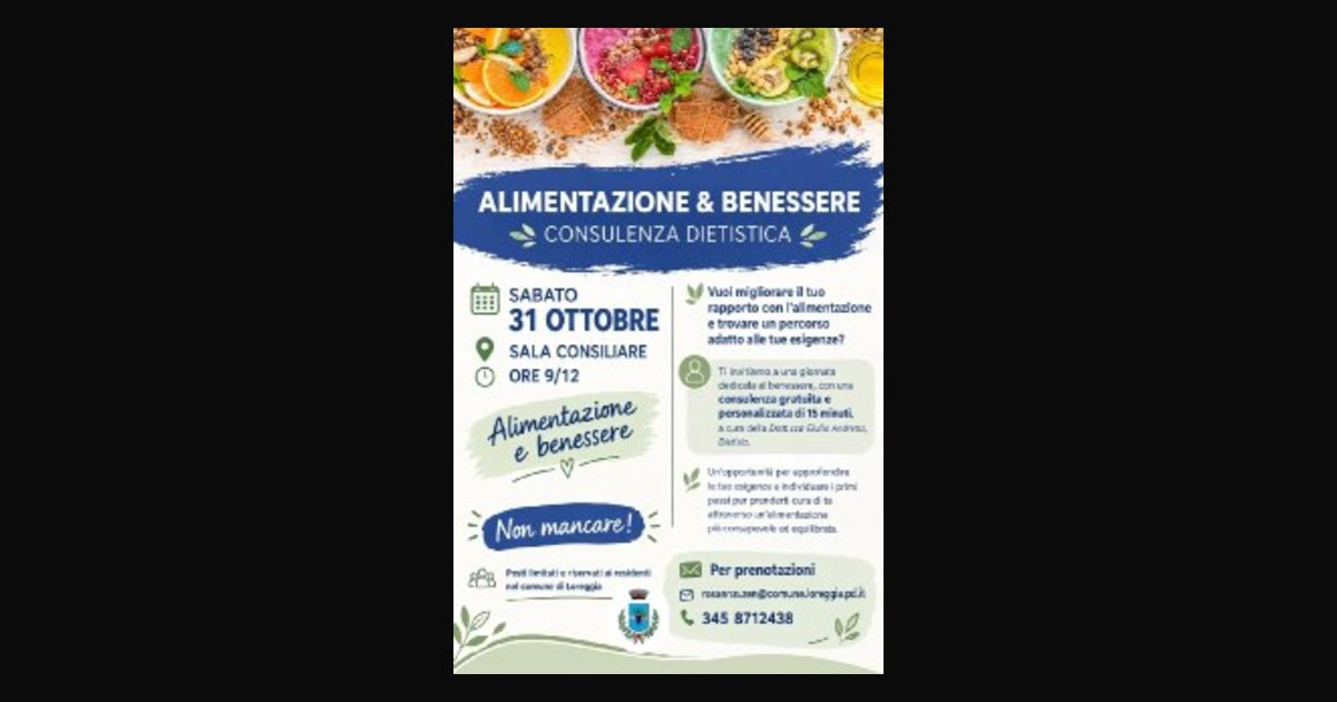 Locandina di Alimentazione e benessere