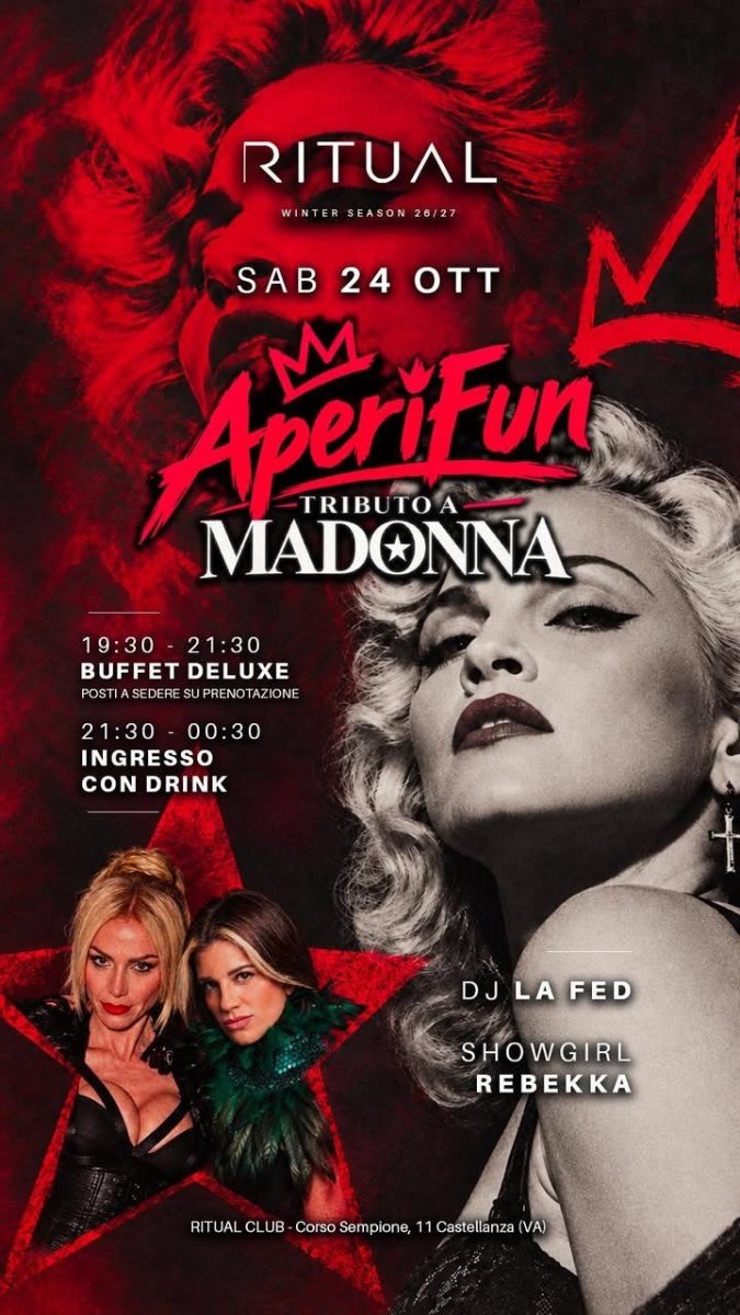 Locandina di AperiFun – Tributo a Madonna