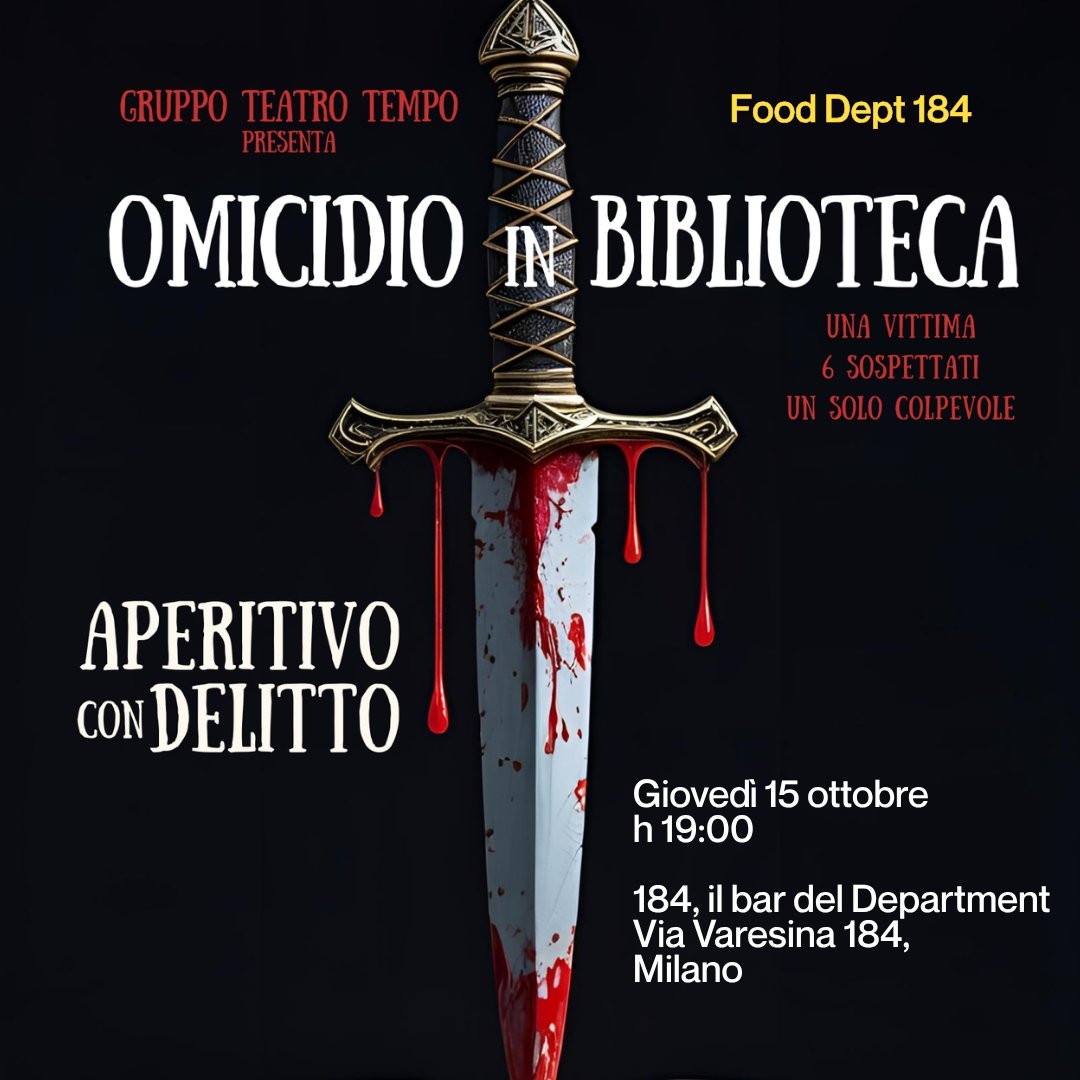 Locandina di Aperitivo con Delitto