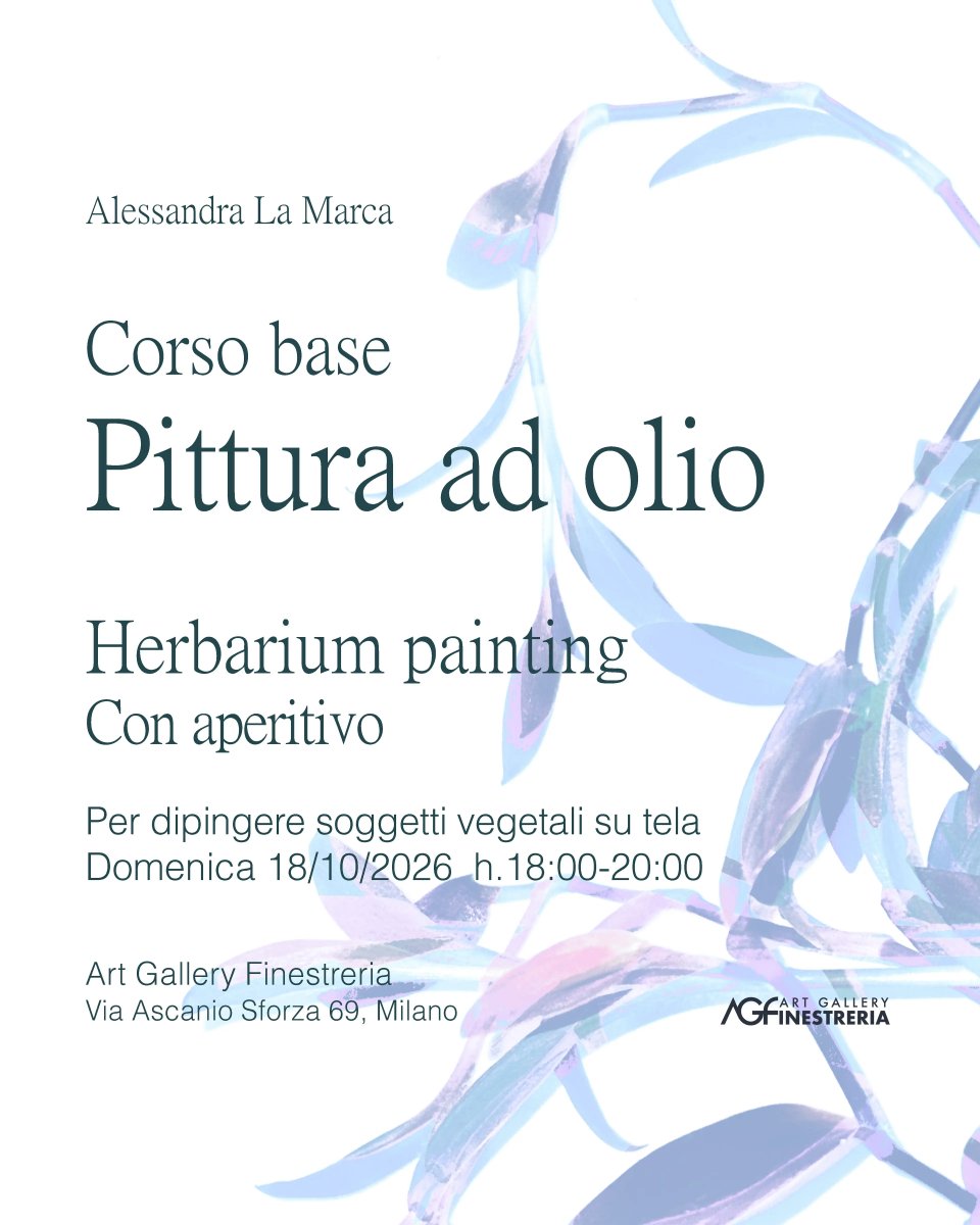 Locandina di Aperitivo e Pittura a olio