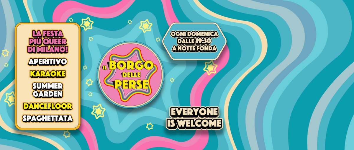 Locandina di APERITIVO, KARAOKE & LGBTQ+ PARTY