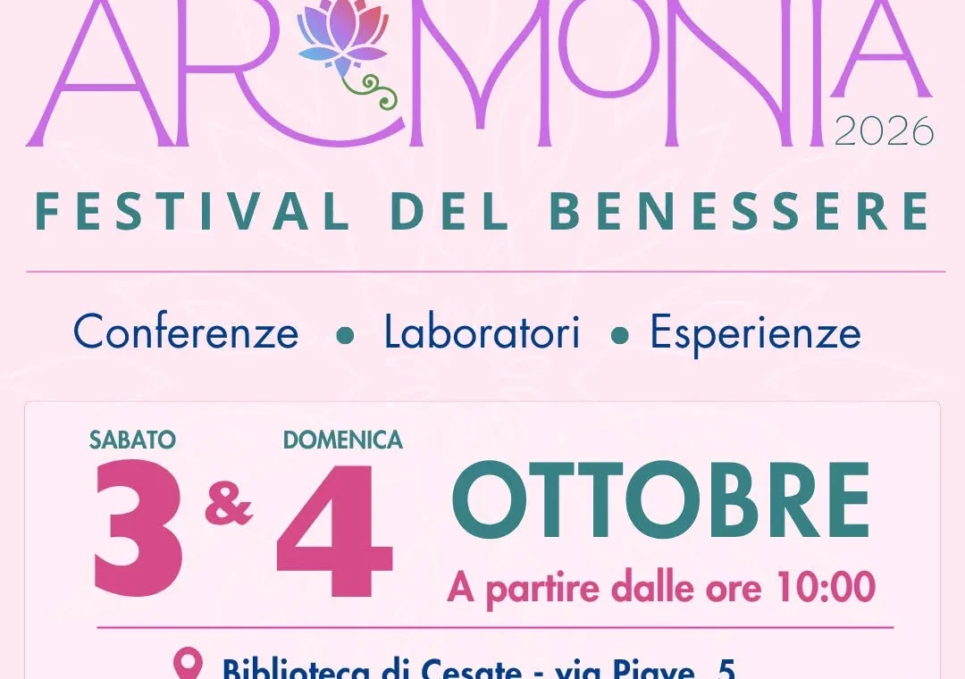 Locandina di Armonia – Festival del benessere