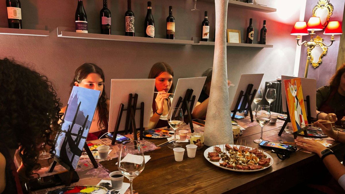 Locandina di Arte e vino in Vineria Cardenzia