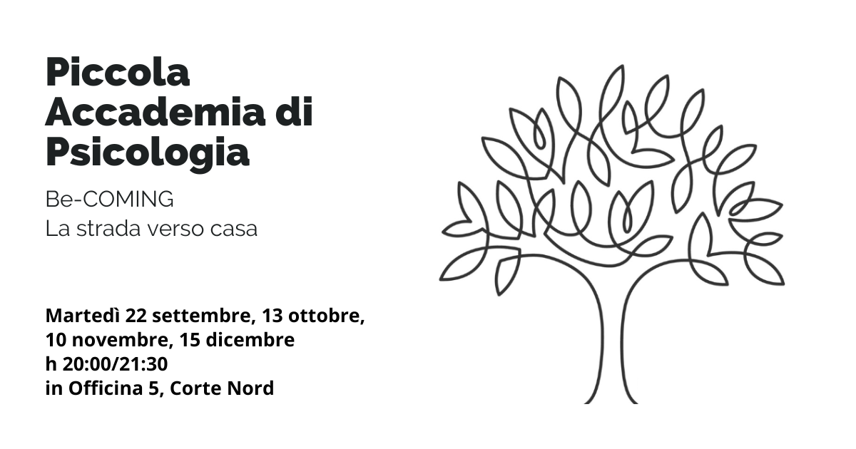 Locandina di BE-COMING – La strada verso casa: Piccola Accademia di Psicologia