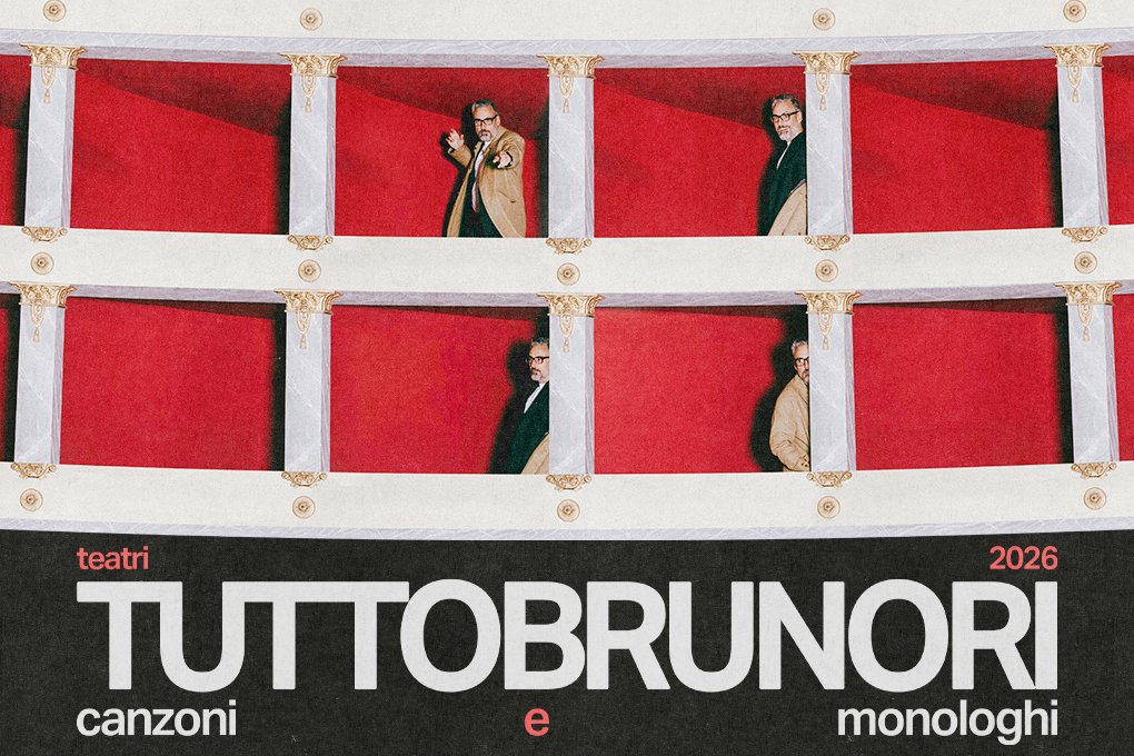 Locandina di BRUNORI SAS – TUTTOBRUNORI, CANZONI E MONOLOGHI