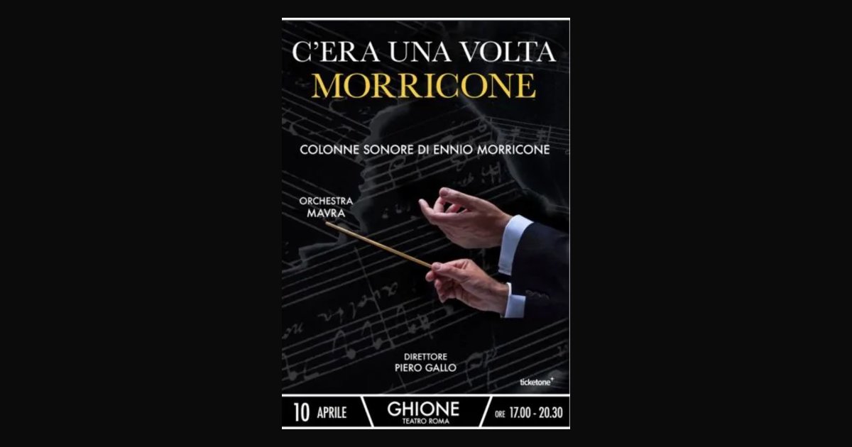 Locandina di C’Era Una Volta Morricone