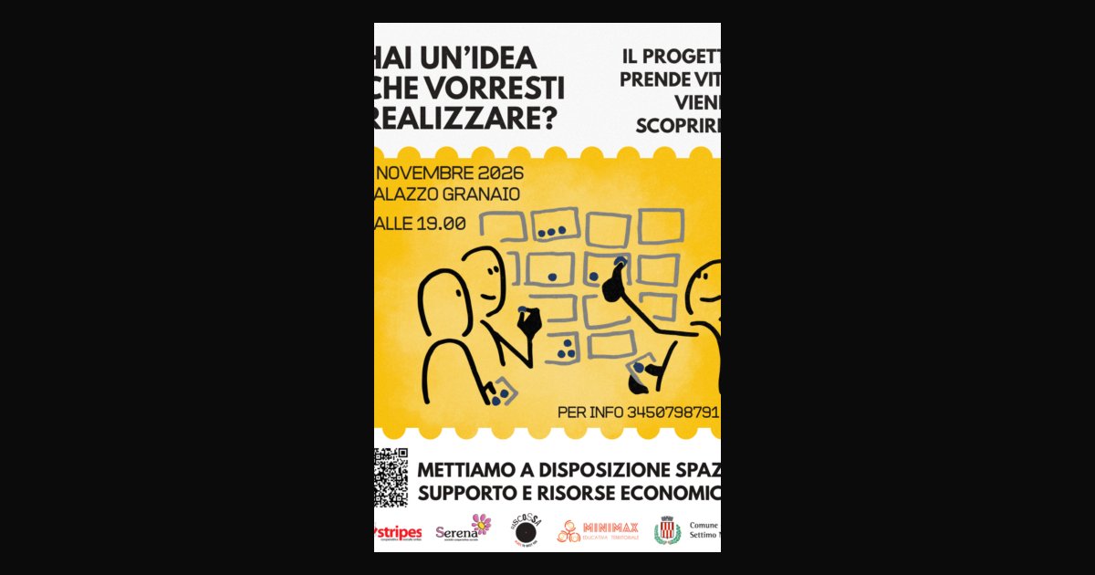 Locandina di Call for Ideas