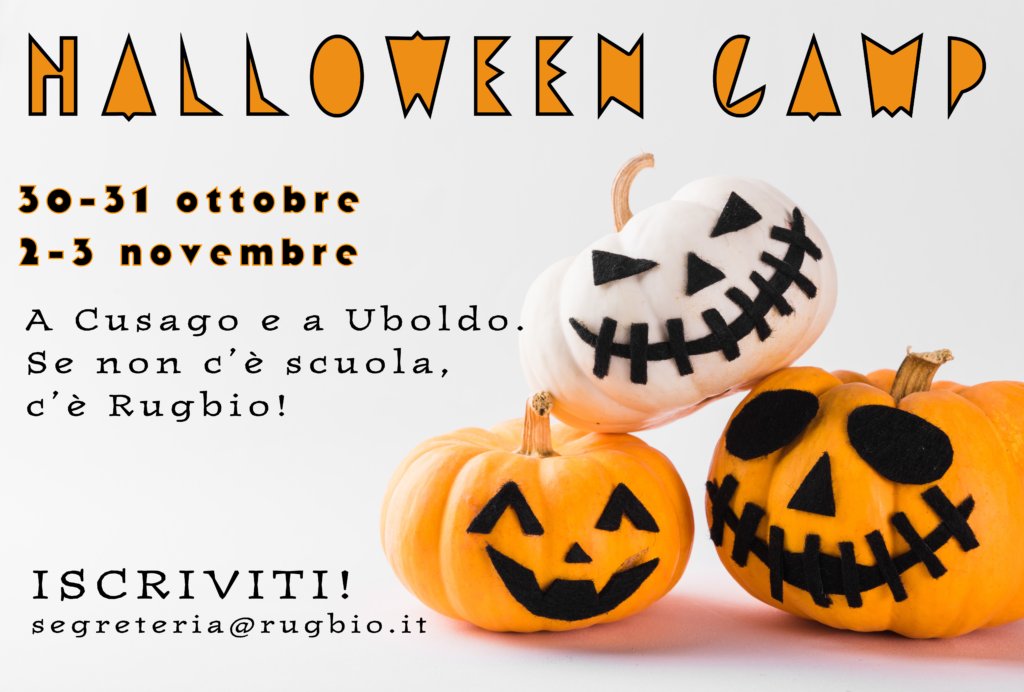 Locandina di Camp di Halloween a Cusago e ad Uboldo