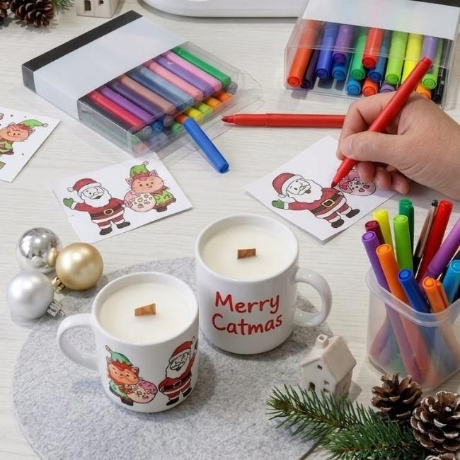 Locandina di Candela in tazza personalizzata