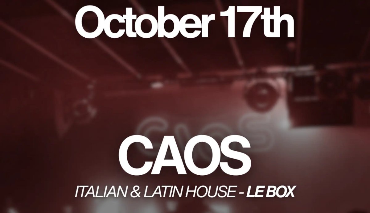 Locandina di CAOS - Saturday
