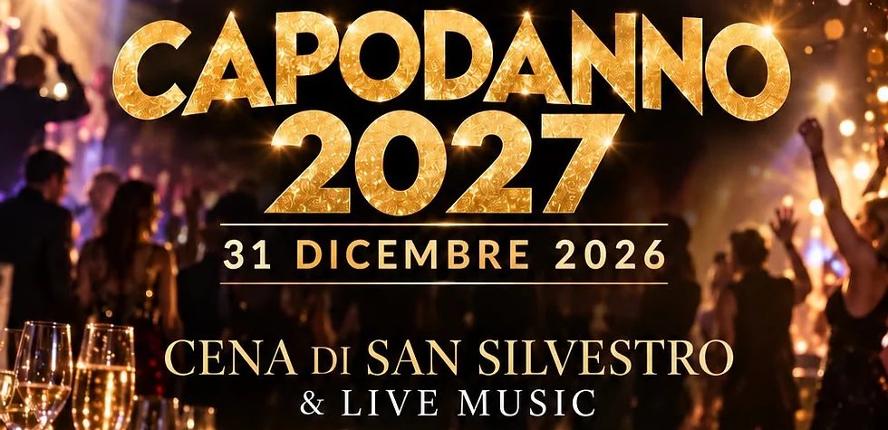 Locandina di CAPODANNO 2027 - Cenone con musica live