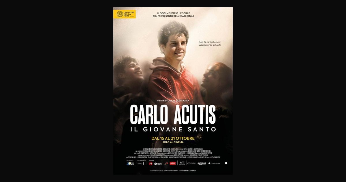 Locandina di CARLO ACUTIS. IL GIOVANE SANTO