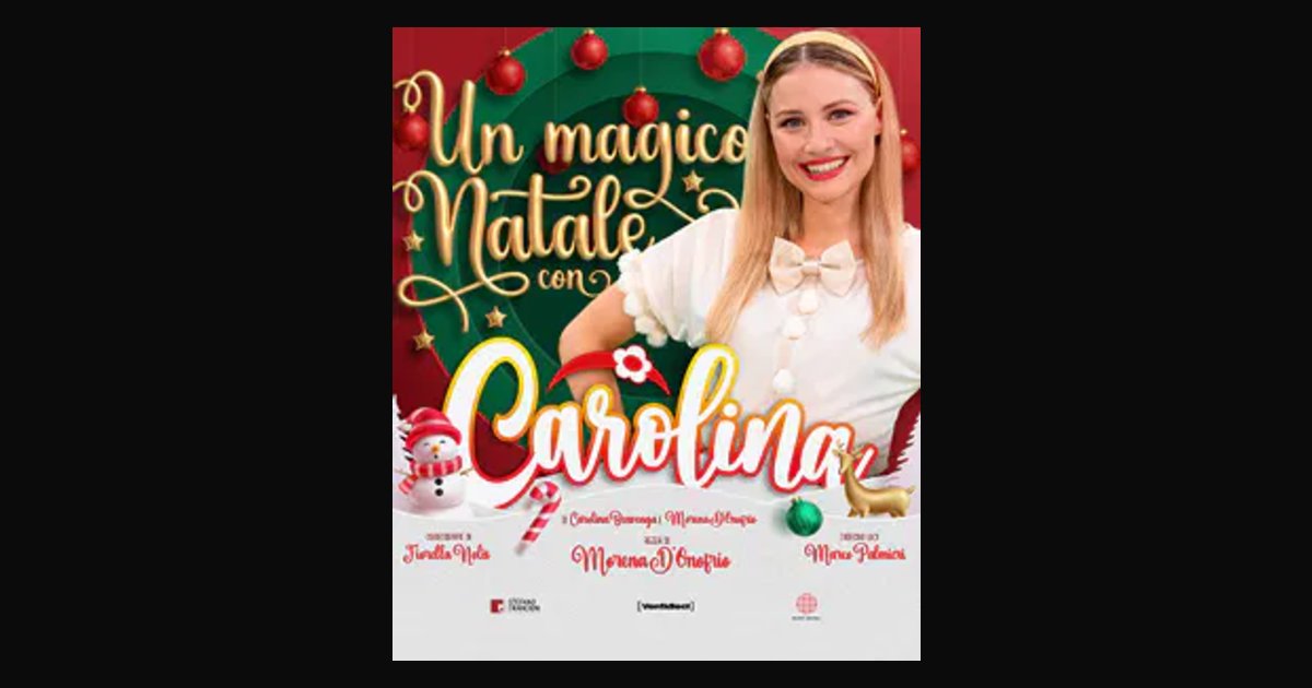Locandina di Carolina – Un magico Natale con Carolina