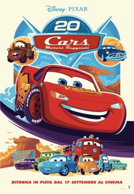 Locandina di Cars: Motori Ruggenti - 20 Anni