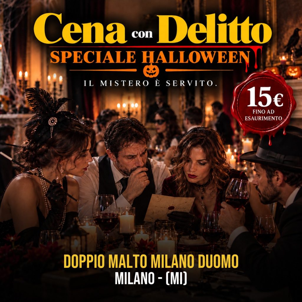 Locandina di Cena con Delitto Speciale Halloween — DOPPIO MALTO MILANO DUOMO (MILANO)