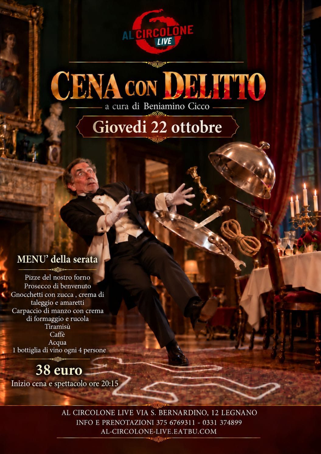Locandina di Cena con Delitto