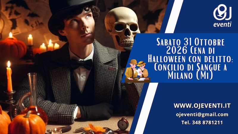 Locandina di Cena di Halloween con delitto: Concilio di Sangue