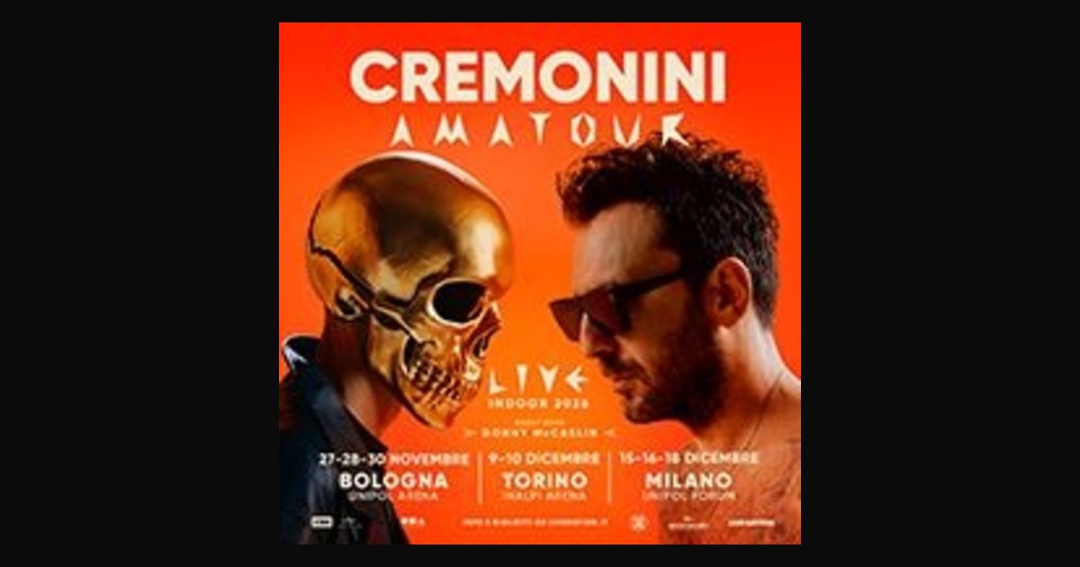 Locandina di Cesare Cremonini – AMATOUR