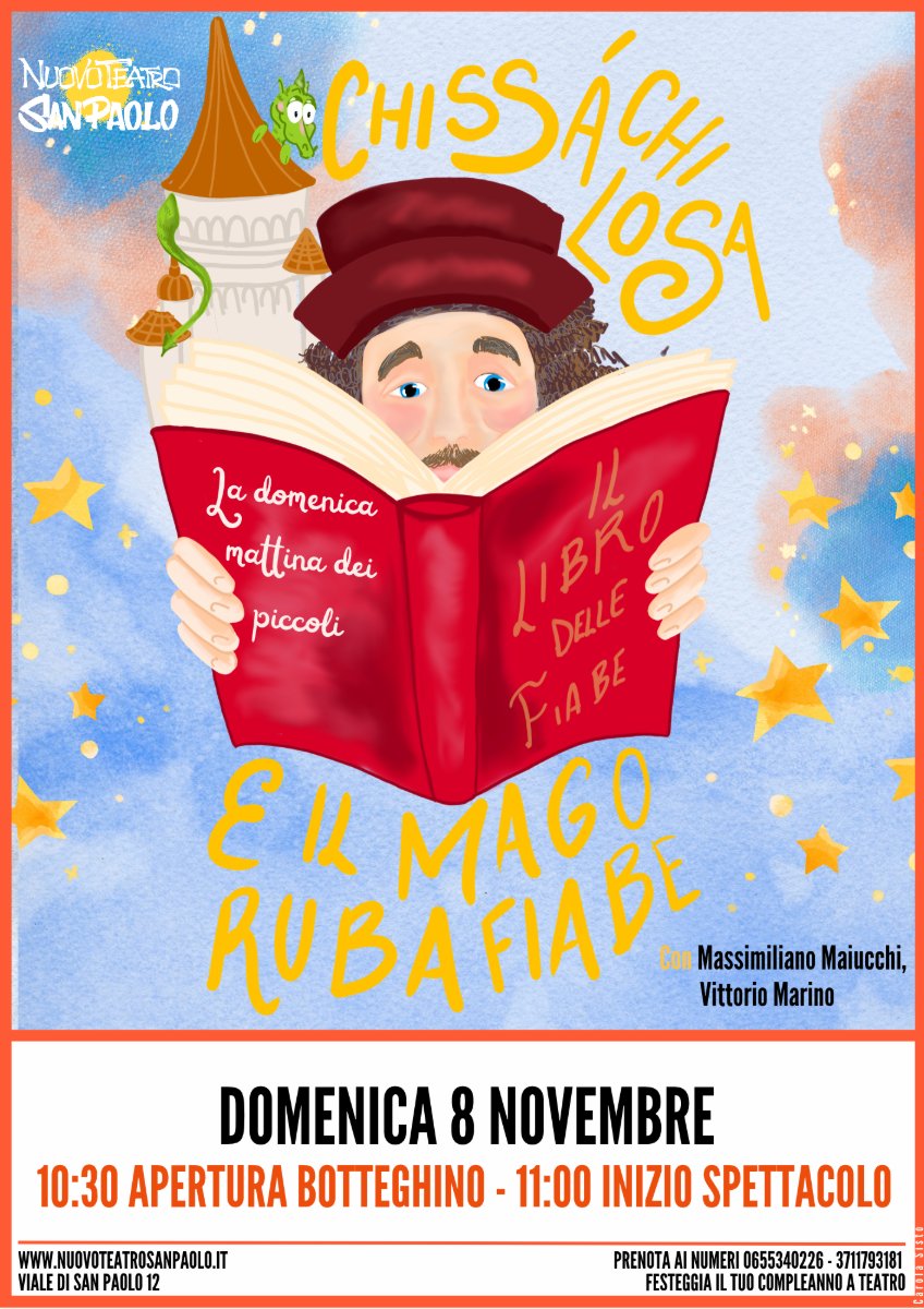 Locandina di Chissà Chi Lo Sa E Il Mago Ruba Fiabe