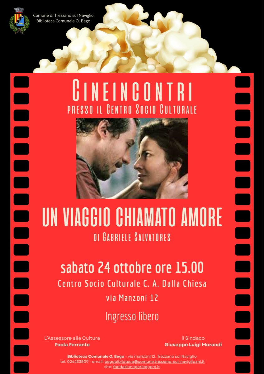 Locandina di CineIncontri - Ottobre 2026