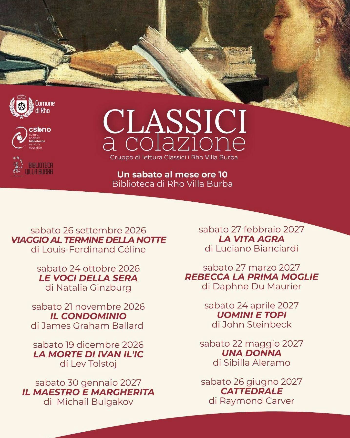 Locandina di Classici a colazione – Il maestro e Margherita