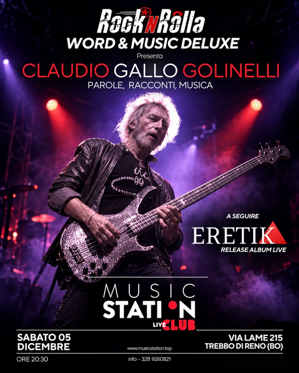 Locandina di Claudio “Il Gallo” Golinelli + Eretika