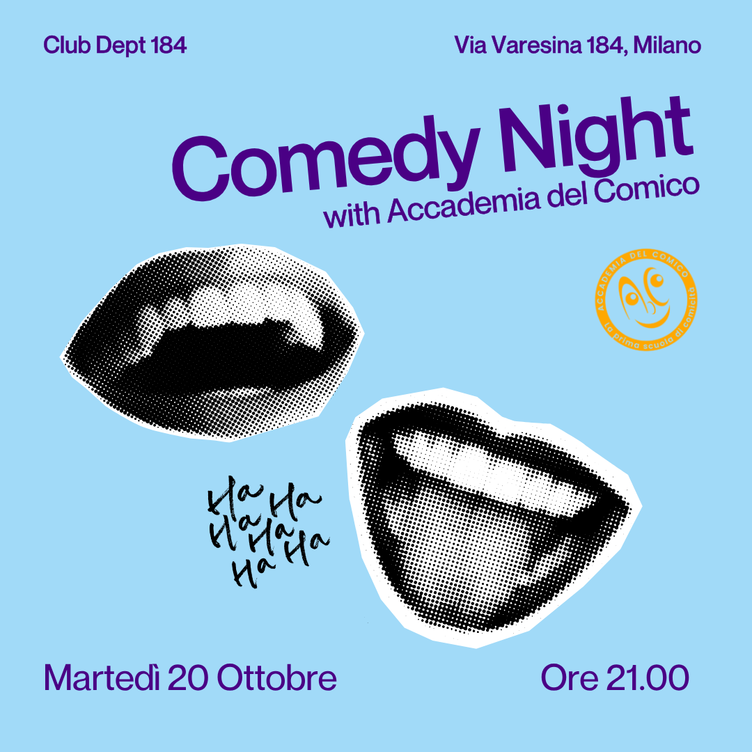 Locandina di Comedy Night by Accademia del Comico