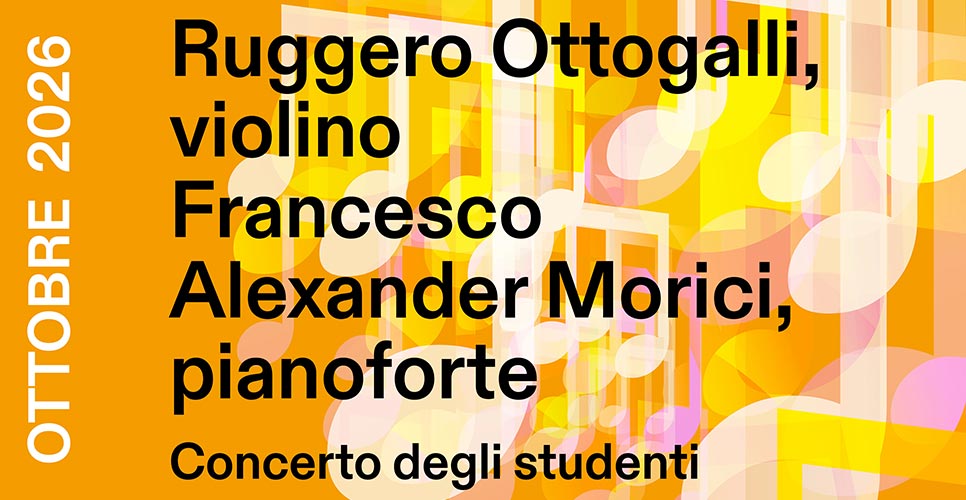 Locandina di Concerto degli studenti
