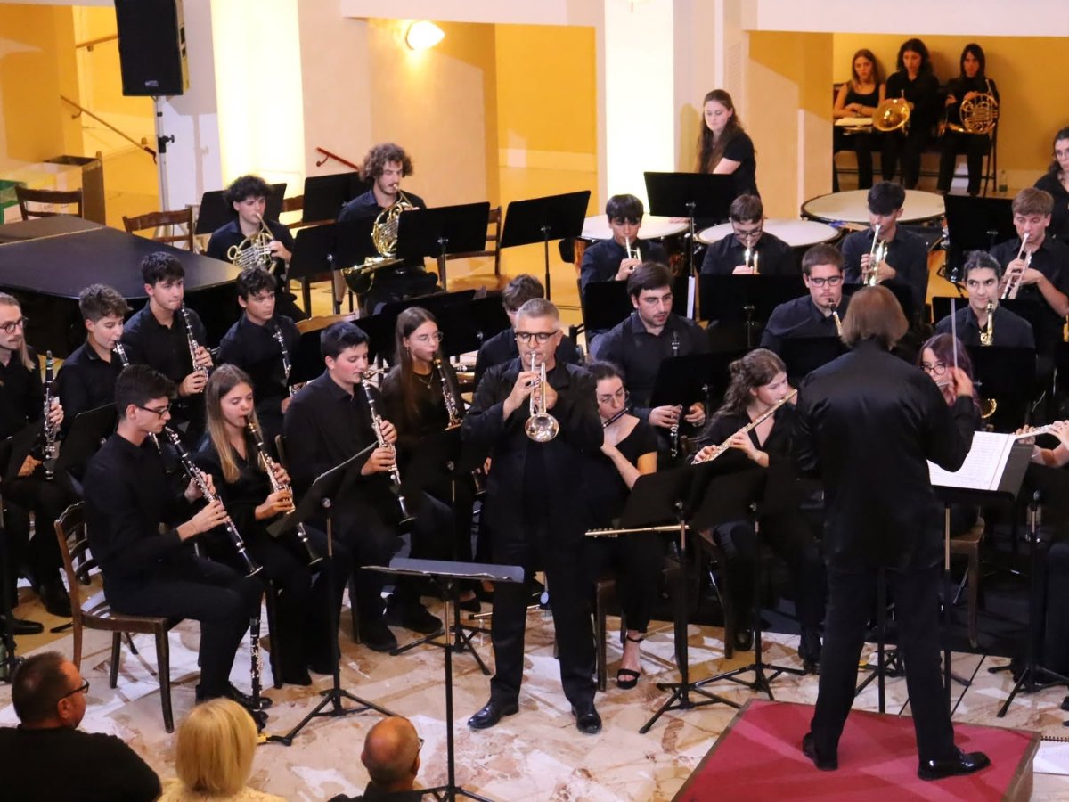 Locandina di Concerto del GRUPPO OTTONI DEL CONSERVATORIO DONIZETTI DI BERGAMO