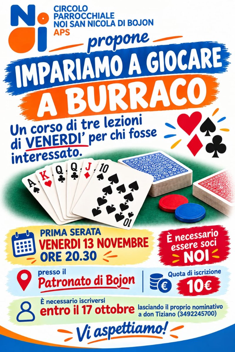 Locandina di Corso di burraco
