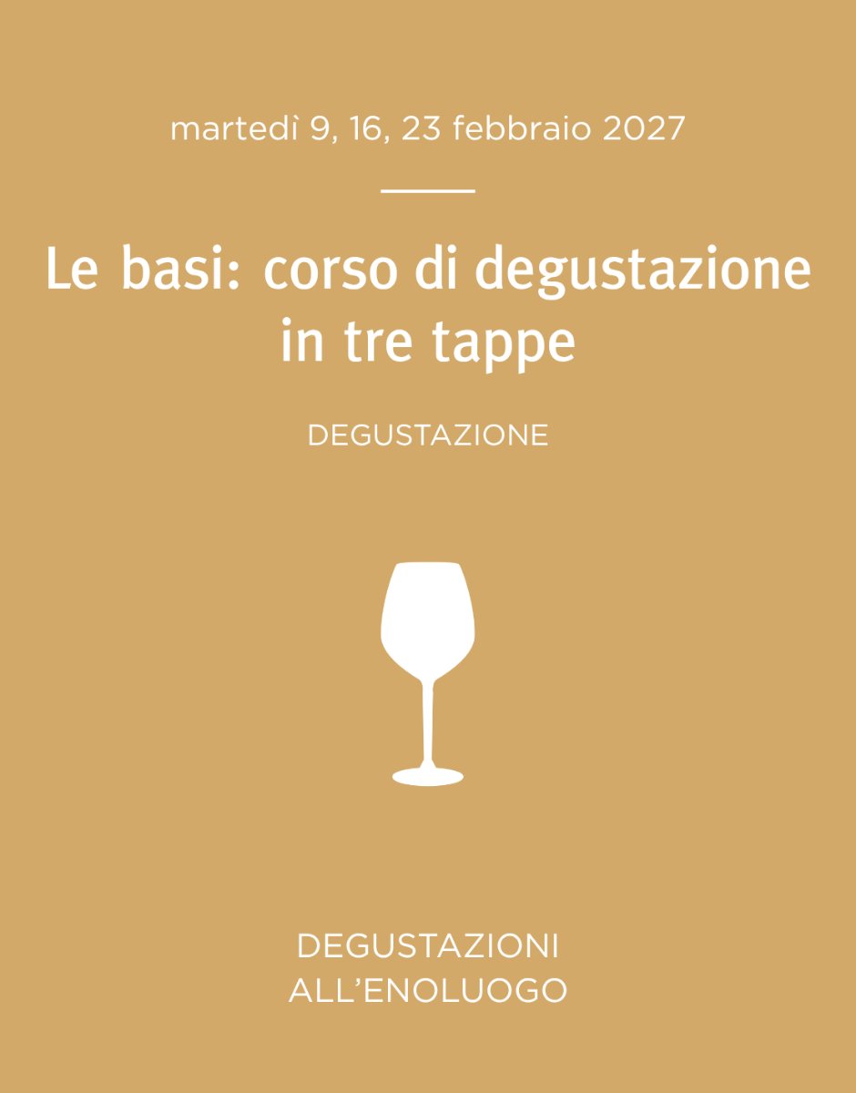 Locandina di CORSO • Le basi: corso di degustazione in tre tappe