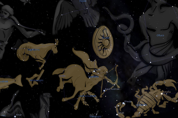 Locandina di COSTELLAZIONI DELLO ZODIACO: ALLA RICERCA DI UNA STRADA CELESTE