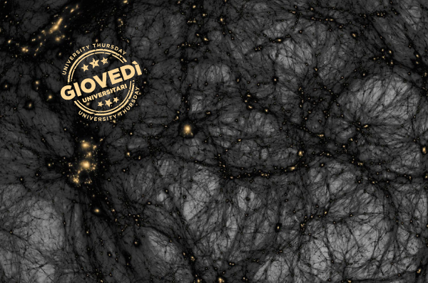 Locandina di Cronache dell’universo lontano: la materia oscura e il grande inizio