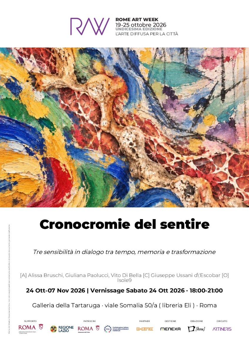 Locandina di Cronocromie del sentire