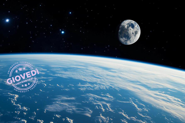 Locandina di DALLA LUNA AI CONFINI DELL’UNIVERSO: LA MISURA DELLE DISTANZE COSMICHE