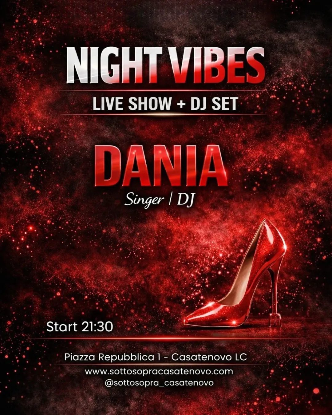 Locandina di DANIA singer live show + DJ set
