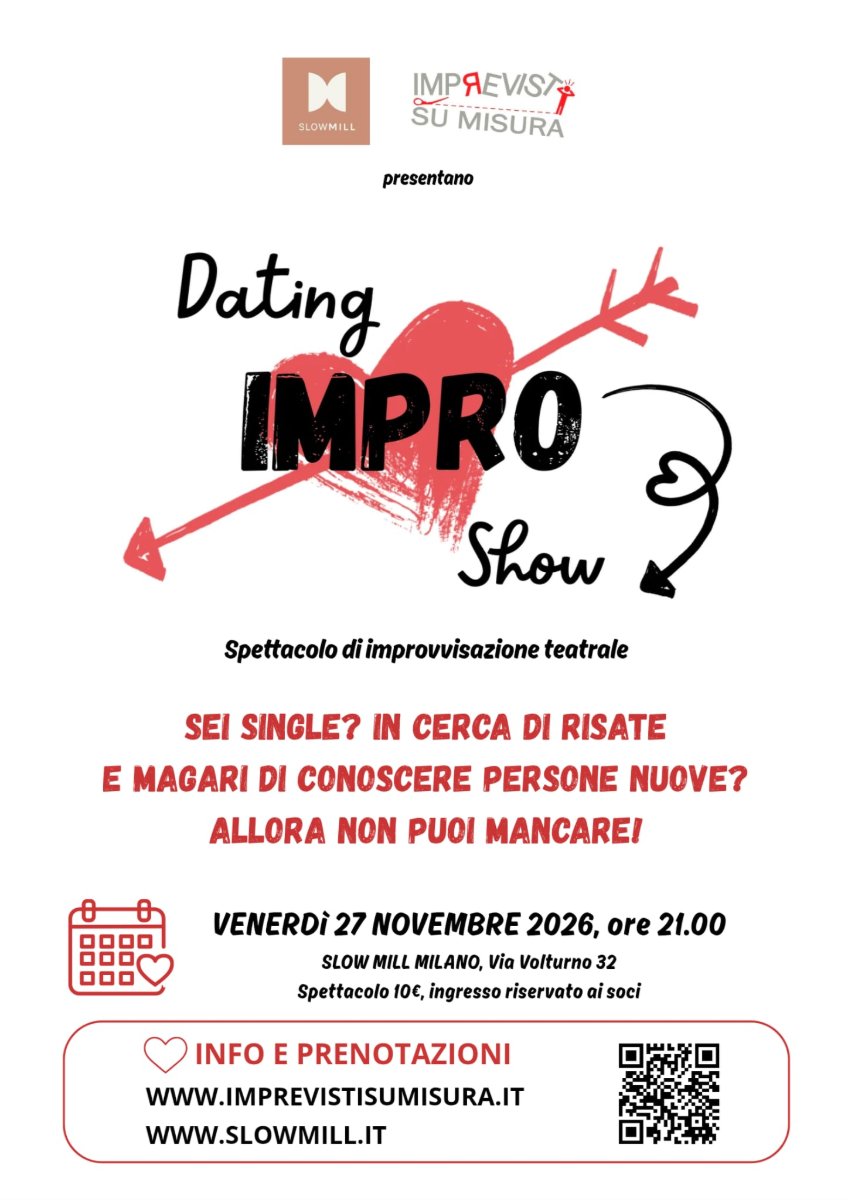 Locandina di Dating Impro Show – Spettacolo di improvvisazione teatrale