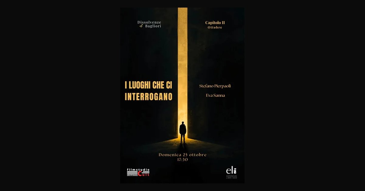 Locandina di Dissolvenze & Bagliori – Capitolo II «I luoghi che ci interrogano»