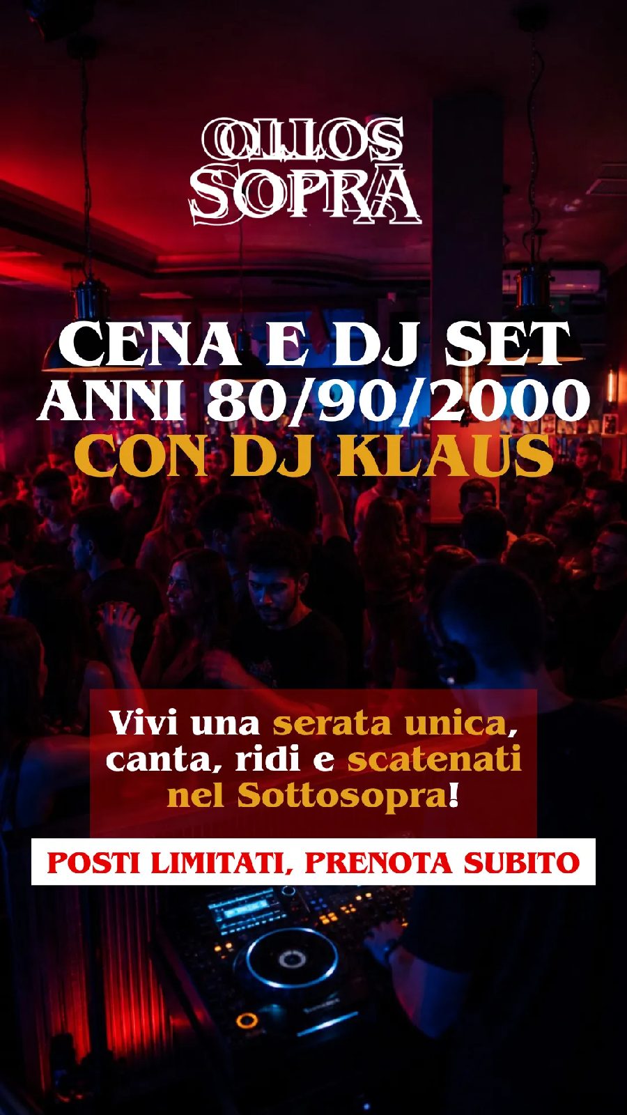 Locandina di DJ Set 80/90/2000 Dance Night