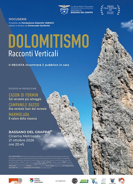 Locandina di DOLOMITISMO - RACCONTI VERTICALI