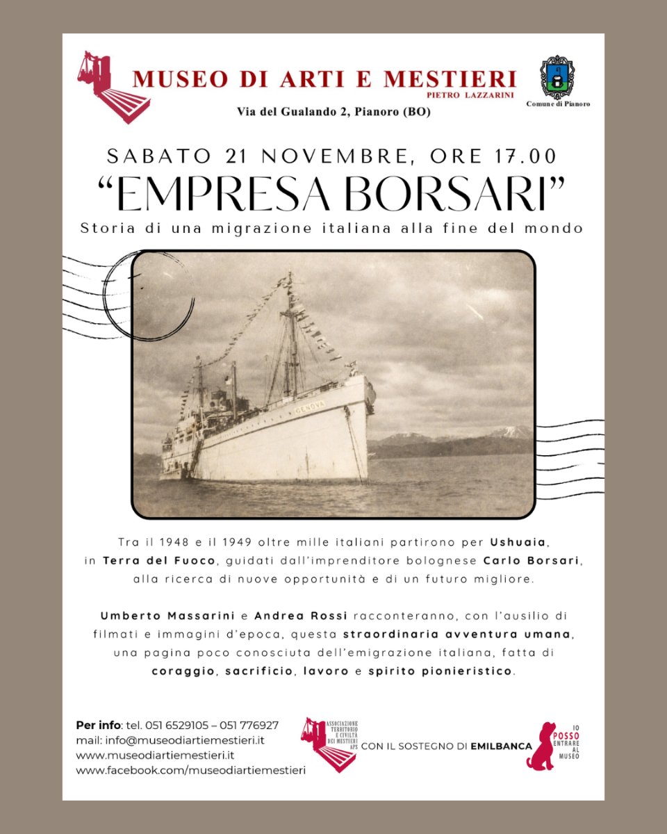 Locandina di Empresa Borsari — Storia di una migrazione italiana alla fine del mondo