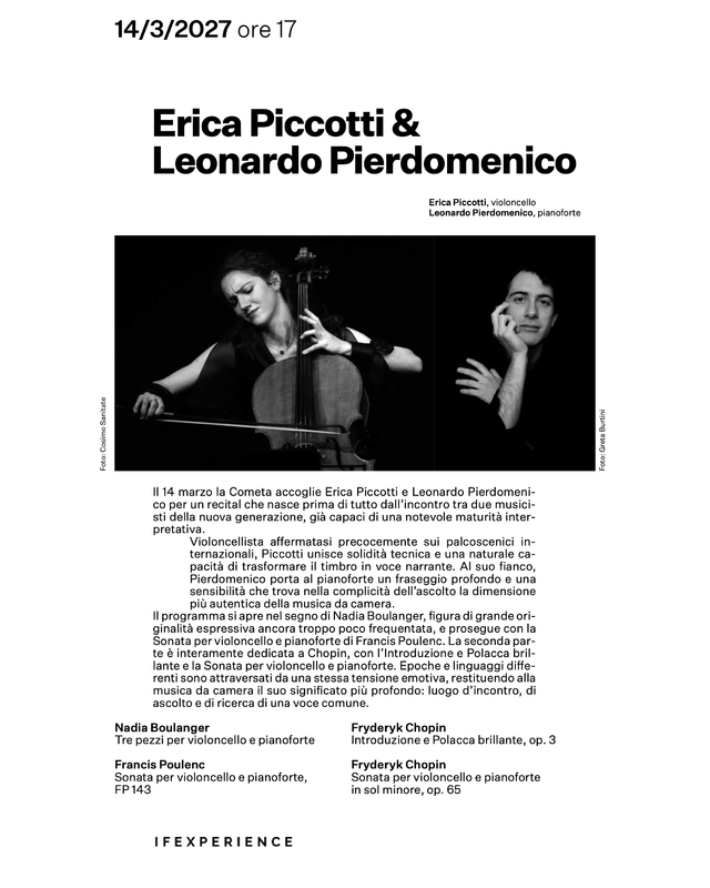 Locandina di Erica Piccotti & Leonardo Pierdomenico