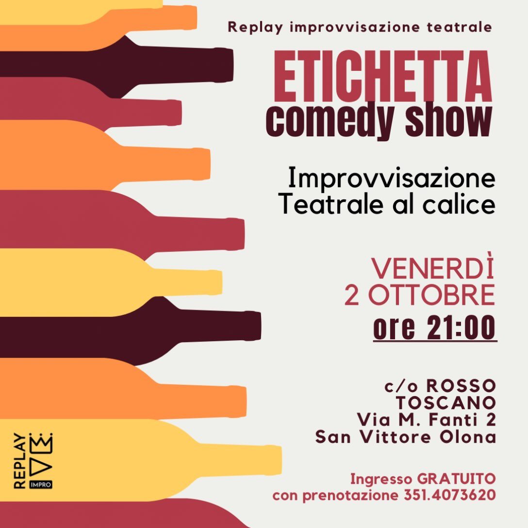 Locandina di ETICHETTA Comedy Show